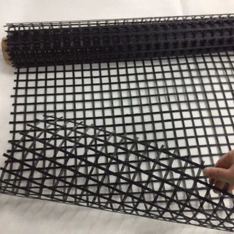 পিভিসি লেপা পলিয়েস্টার Geogrid