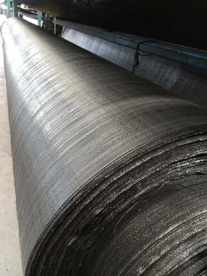 Green Color 100g Woven Grass Control Geotextile